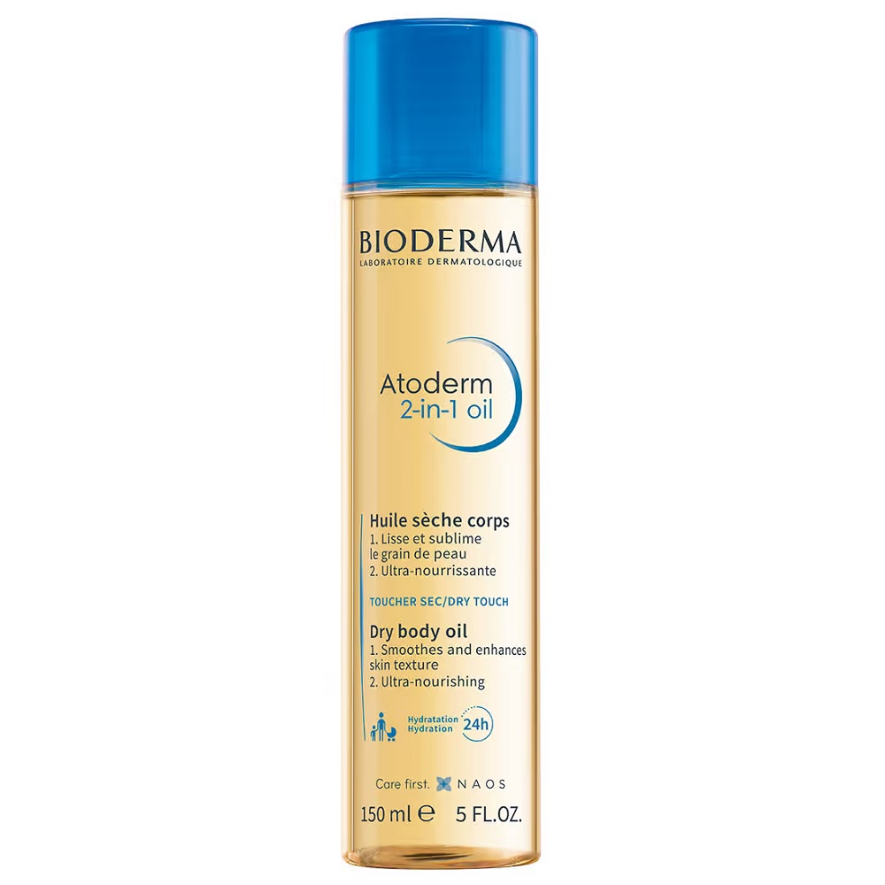 18529291737957041 Atoderm 2-in-1 Oil suchy olejek do ciała 150ml - obrazek 1
