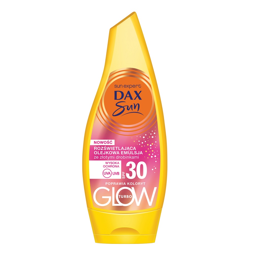 18589511680167570 Rozświetlająca olejkowa emulsja ze złotymi drobinkami SPF30 175ml - obrazek 1