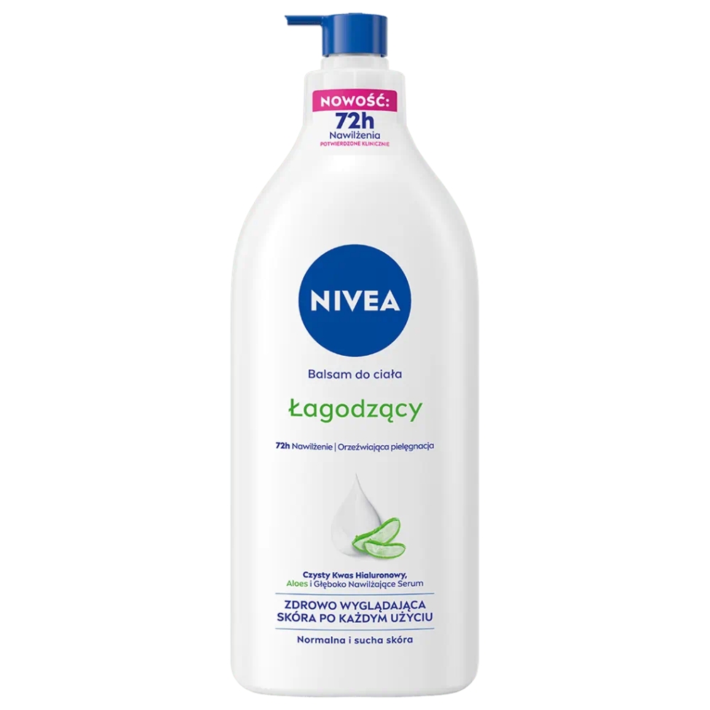 18642611753954854 Nawilżająca Moc Serum łagodzący balsam do ciała z pompką 625ml - obrazek 1