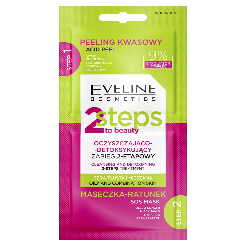 1866071728898514 2 Steps to Beauty oczyszczająco-detoksykujący zabieg 2-etapowy 2x4ml - obrazek 1