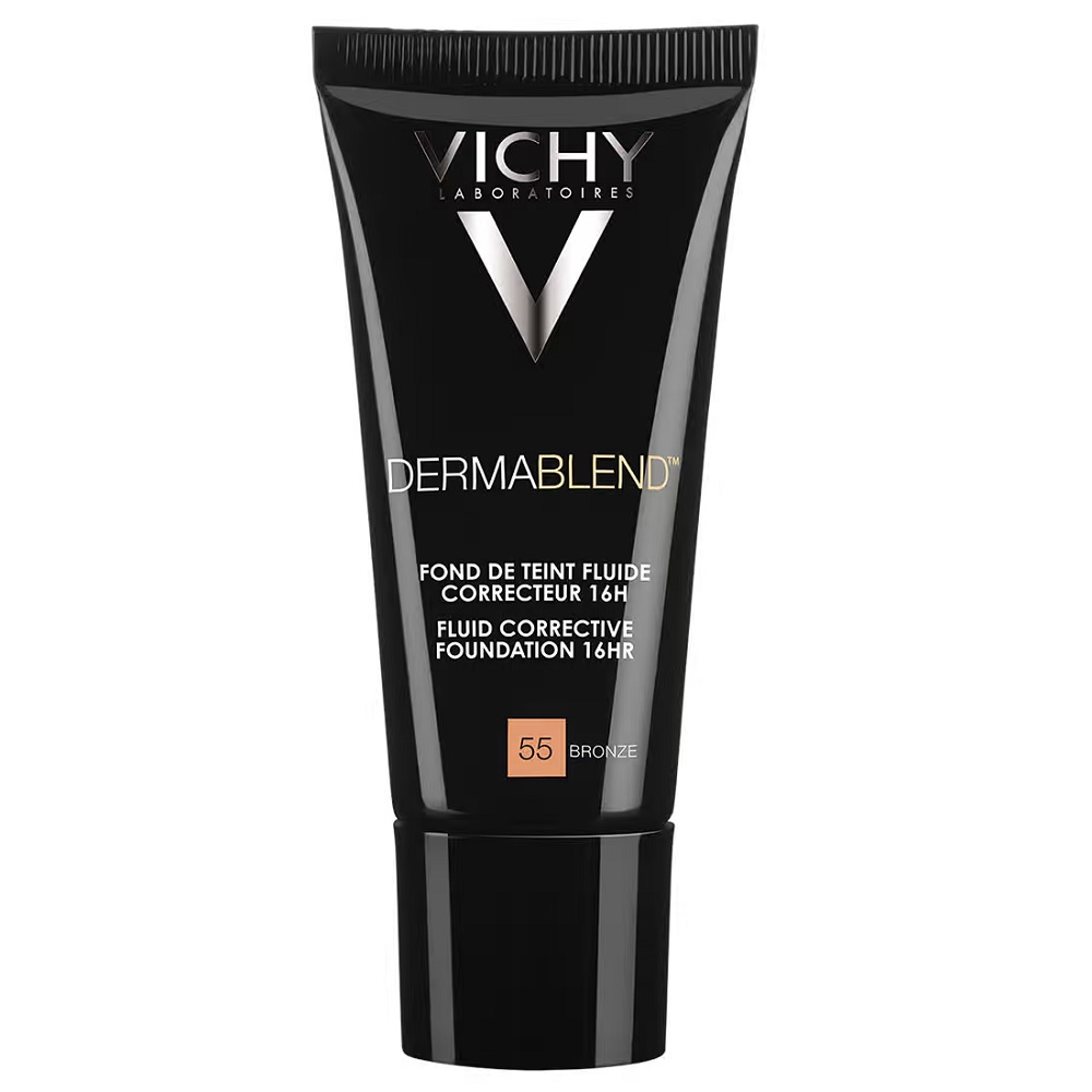 18731291699953117 Dermablend fluid korygujący o przedłużonej trwałości 55 Bronze 30ml - obrazek 1