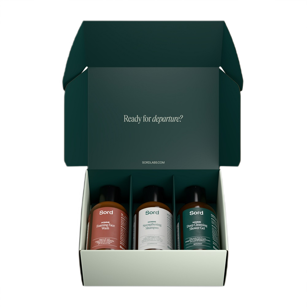 18914151740573228 Travel Set zestaw żel pod prysznic 50ml + szampon do włosów 50ml + pianka do mycia twarzy 50ml + nawilżający krem do twarzy 12ml - obrazek 1