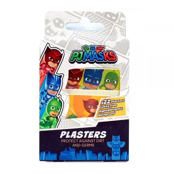 18917851675763529 PJ Masks plastry opatrunkowe dla dzieci mix 22szt. - obrazek 1