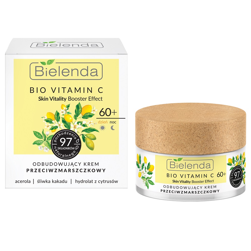 19027711677777237 Bio Vitamin C odbudowujący krem przeciwzmarszczkowy 60+ dzień/noc 50ml - obrazek 1