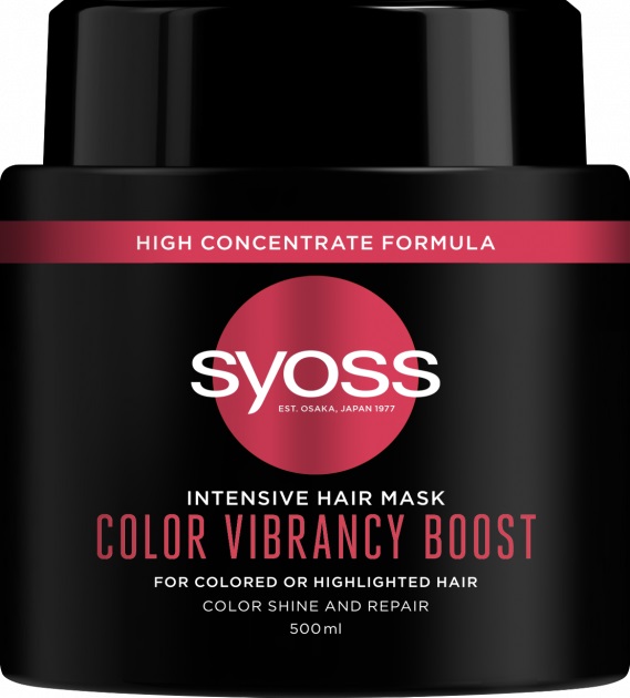 19048051632477330 Color Vibrancy Boost intensywnie regenerująca maska do włosów farbowanych i rozjaśnianych 500ml - obrazek 1