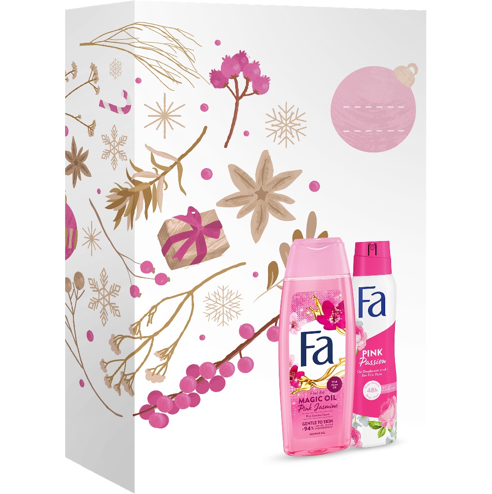 19116601665052244 Pink Jasmine zestaw dezodorant w spray'u 150ml + żel pod prysznic 250ml - obrazek 1