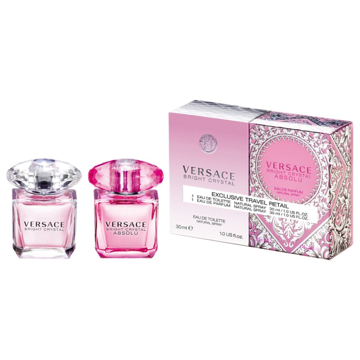 19120141720527840 Exclusive Travel Retail zestaw Bright Crystal woda toaletowa spray 30ml + Bright Crystal Absolu woda perfumowana spray 30ml - obrazek 1