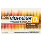 Senior D3 zestaw witamin i minerałów suplement diety 60 tabletek