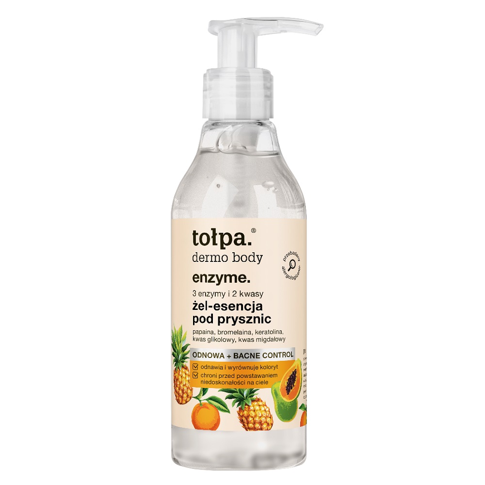 19251391743415262 Dermo Body Enzyme żel-esencja pod prysznic 195ml - obrazek 1
