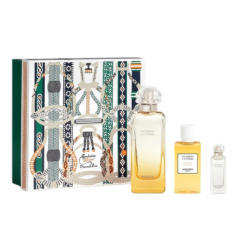 19257721744702454 Un Jardin a Cythere zestaw woda toaletowa spray 100ml + miniatura wody toaletowej 7.5ml + żel pod prysznic 40ml - obrazek 1