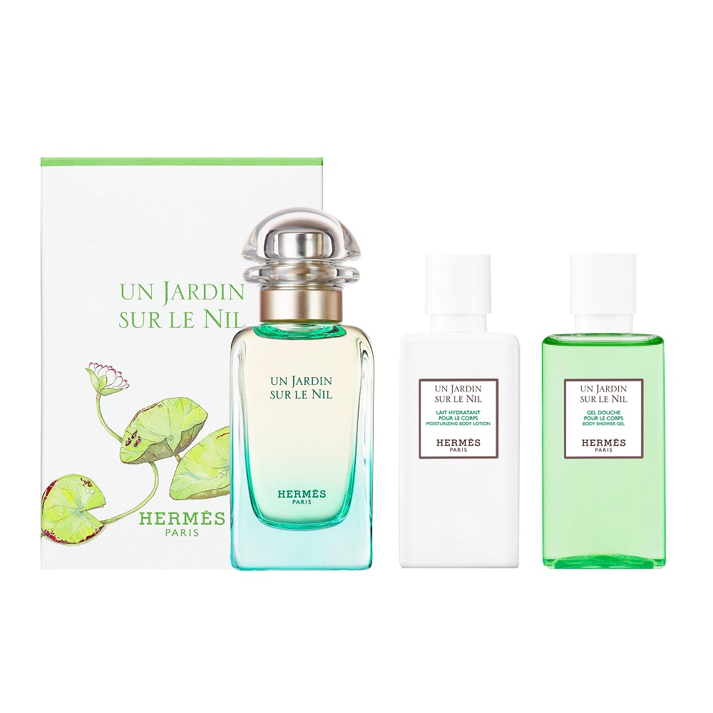 19267191685451482 Un Jardin Sur Le Nil zestaw woda toaletowa spray 50ml + balsam do ciała 40ml + żel pod prysznic 40ml - obrazek 1