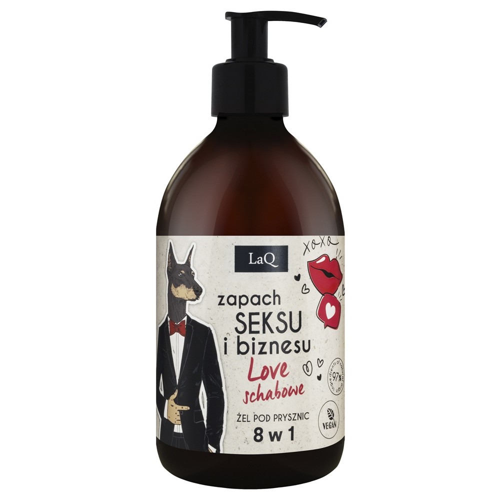 19322411754043699 Żel pod prysznic dla mężczyzn 8w1 Zapach seksu i biznesu Love Schabowe 500ml - obrazek 1