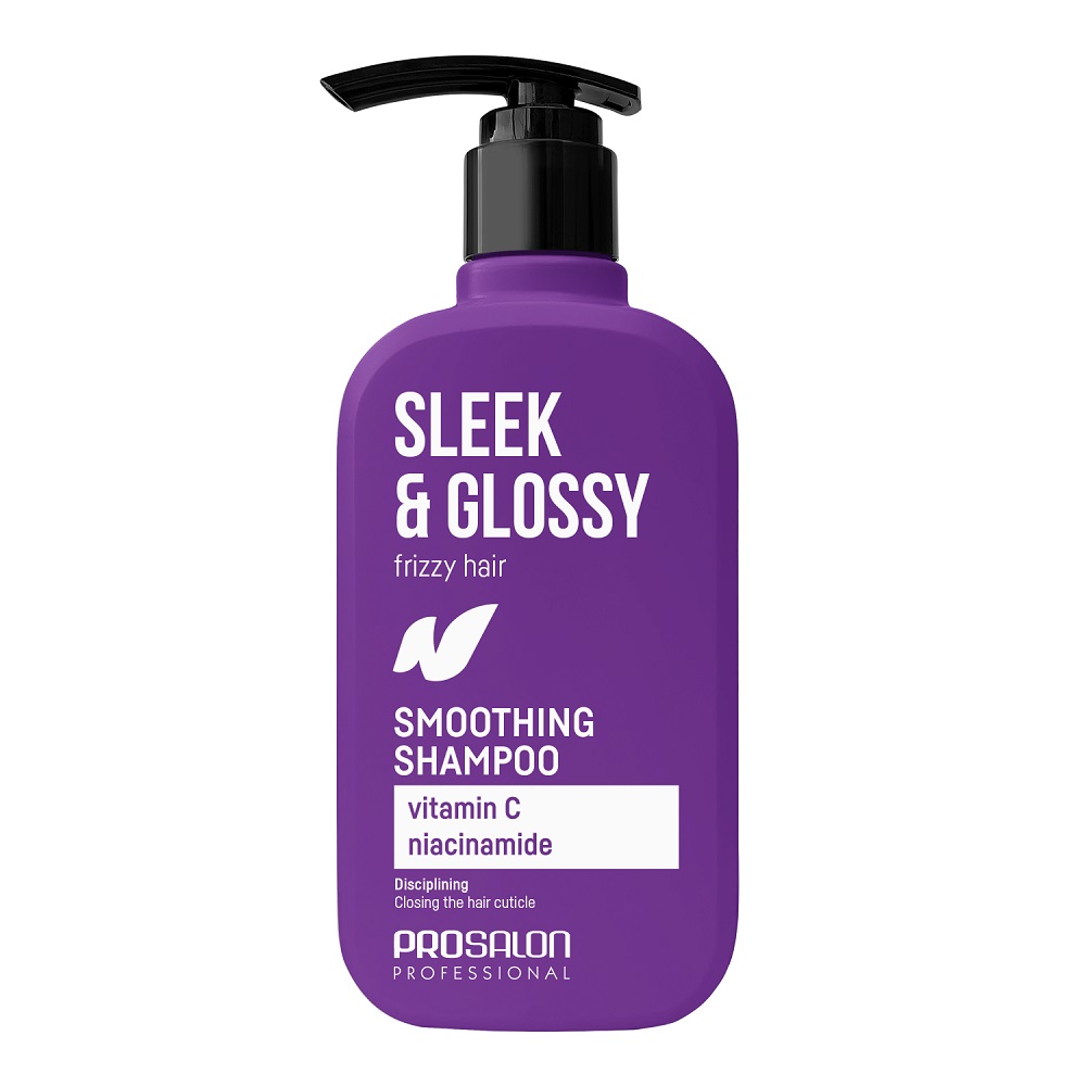 19323891728476645 Sleek & Glossy wygładzający szampon do włosów 375ml - obrazek 1
