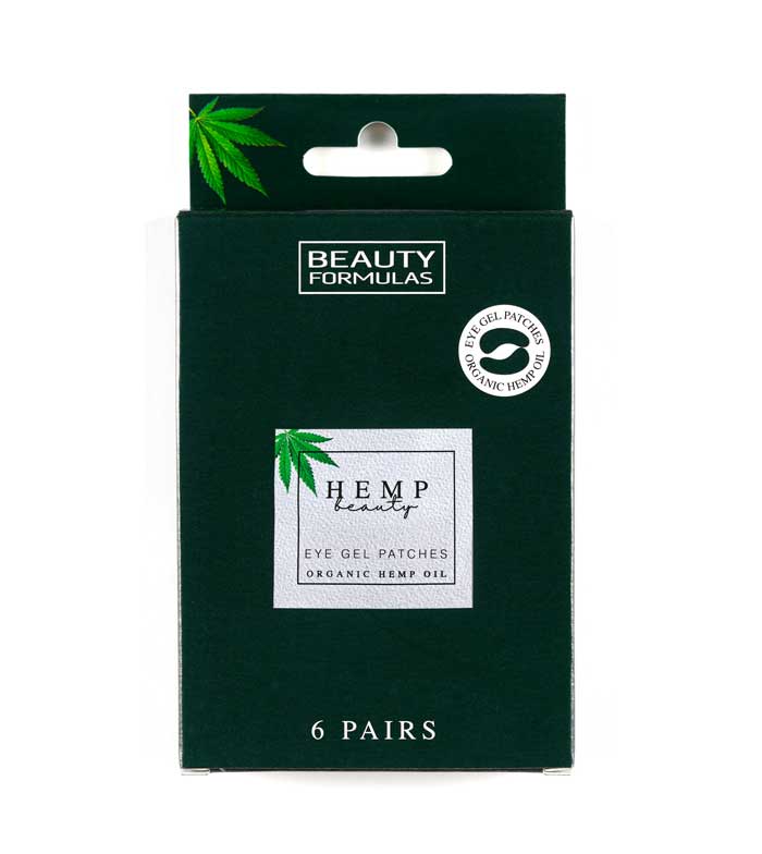 1933011588062625 Hemp Beauty Eye Gel Patches żelowe płatki pod oczy z organicznym olejem konopnym 6 par - obrazek 1