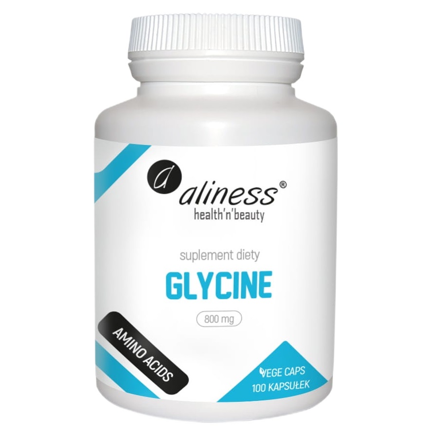 19379741763615181 Glycine 800mg suplement diety 100 kapsułek - obrazek 1