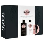 Keratin zestaw szampon do włosów słabych i łamliwych 440ml + odżywka do włosów słabych i łamliwych 440ml + kompaktowa szczotka do włosów