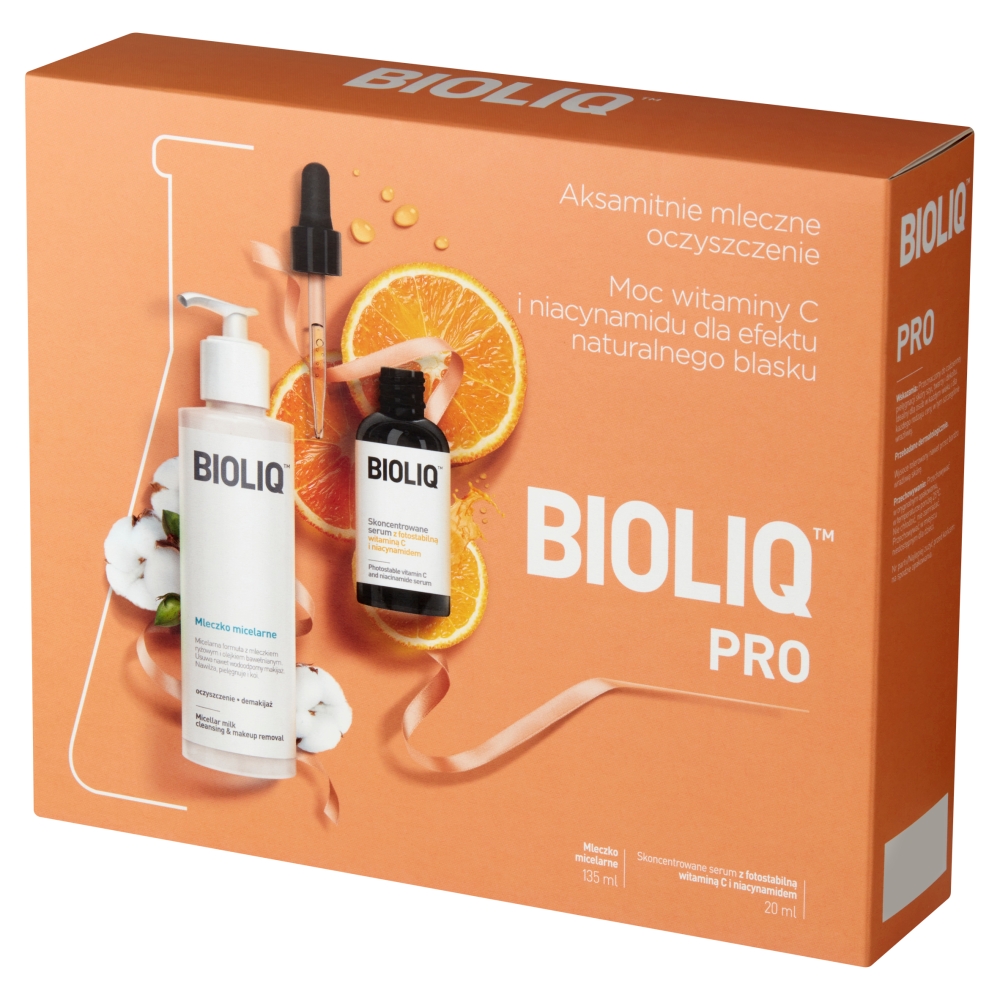 19489641677242443 Pro zestaw skoncentrowane serum z fotostabilną witaminą C i niacynamidem 20ml + Clean mleczko micelarne 135ml - obrazek 1