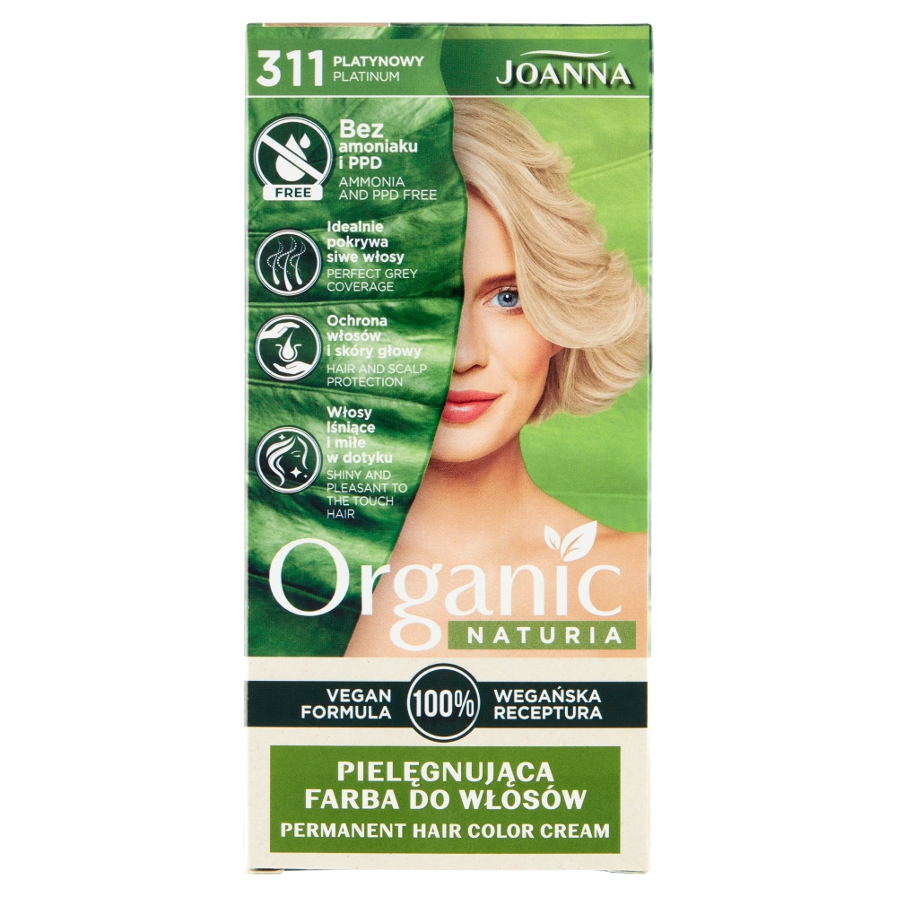 19569641636017433 Naturia Organic pielęgnująca farba do włosów 311 Platynowy - obrazek 1