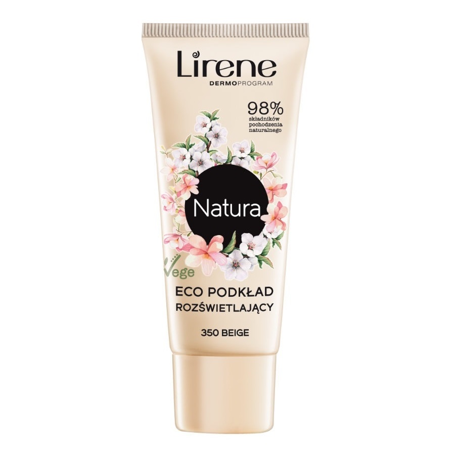 19631511650617323 Natura Eco podkład rozświetlający 350 Beige 30ml - obrazek 1