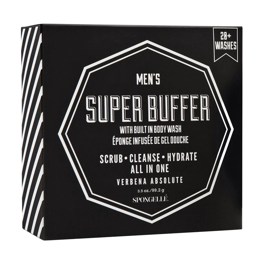 19669921679415609 20+ Men's Buffer gąbka nasączona mydłem do mycia ciała Super - obrazek 1