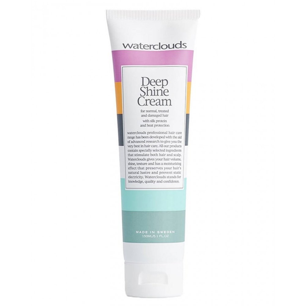 19758221657857715 Deep Shine Cream nabłyszczający krem do stylizacji z naturalnym jedwabiem odbudowujący włosy 150ml - obrazek 1