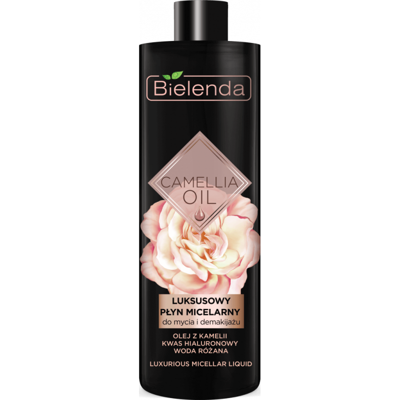 1988081587457515 Camellia Oil luksusowy płyn micelarny do mycia i demakijażu twarzy 500ml - obrazek 1