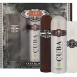 Cuba Black zestaw woda toaletowa spray 100ml + dezodorant spray 200ml + woda po goleniu 100ml