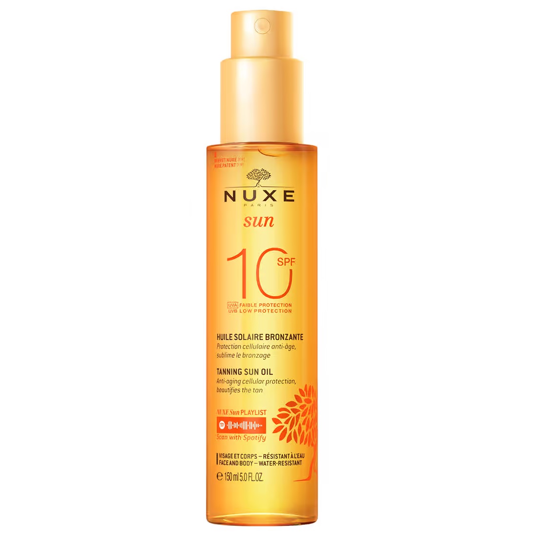 19969681753730083 Sun brązujący olejek do opalania twarzy i ciała SPF10 150ml - obrazek 1
