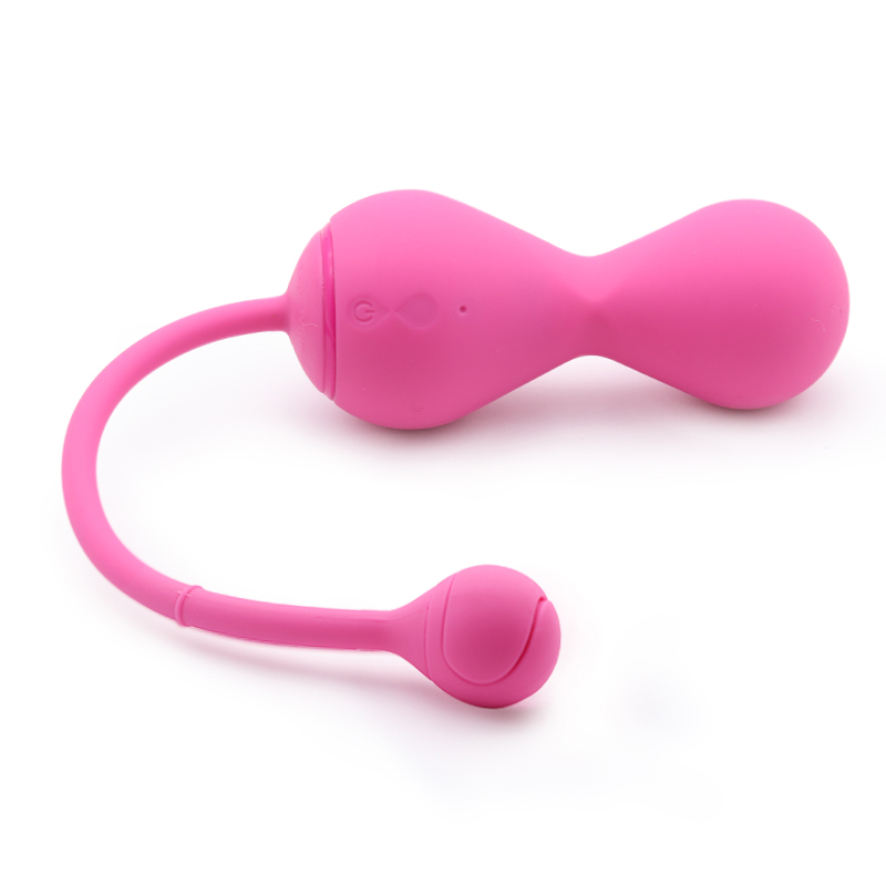 19993711645425214 Smart Kegel Master Balls wibrator do ćwiczeń mięśni kegla sterowany aplikacją Pink - obrazek 1