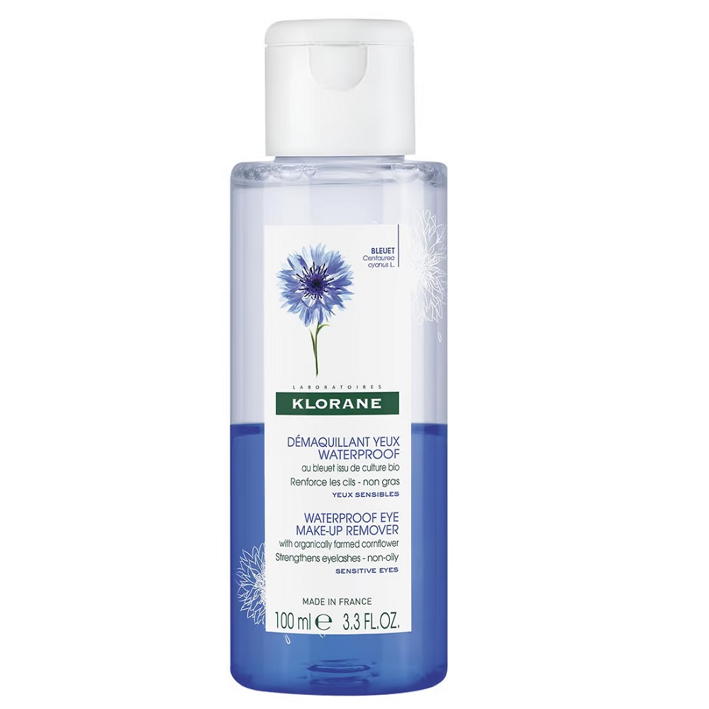 20005851753967700 Waterproof Eye Make-Up Remover płyn do demakijażu wodoodpornego makijażu z chabrem 100ml - obrazek 1
