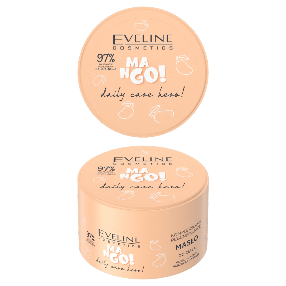 20017281718609968 Daily Care Hero! kompleksowo regenerujące masło do ciała Mango 200ml - obrazek 1