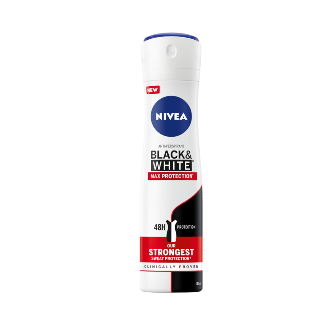 2002131652250829 Black&White Max Protection antyperspirant spray 150ml - obrazek 1