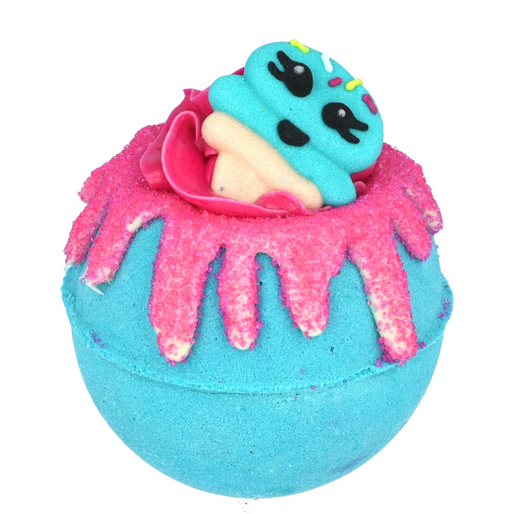 20033071677649123 Blue Raspberry Ice Bath Blaster musująca kula do kąpieli 160g - obrazek 1