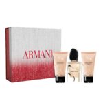 Si Intense zestaw woda perfumowana spray 50ml + balsam do ciała 50ml + żel pod prysznic 50ml