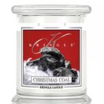 Średnia świeca zapachowa z dwoma knotami Christmas Coal 411g