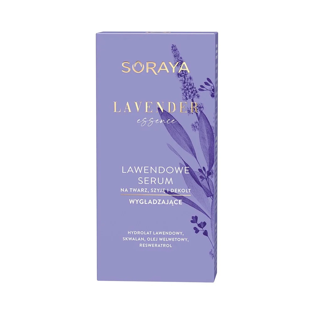 20114381647939103 Lavender Essence lawendowe serum wygładzające na twarz szyję i dekolt 30ml - obrazek 1