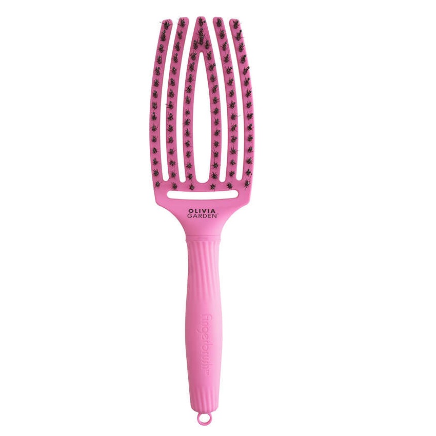 20139731745853808 FingerBrush Combo Medium szczotka do rozczesywania włosów Bubble Pink - obrazek 1