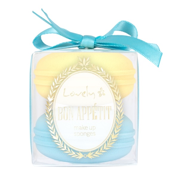 20172451747900410 Bon Appetit Make Up Sponges gąbeczki do makijażu w kształcie makaroników 2szt - obrazek 1