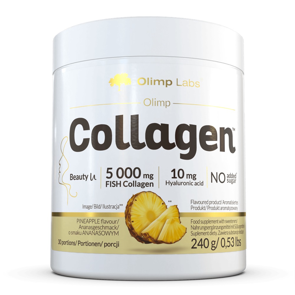 20219831742974598 Olimp Collagen kolagen suplement diety smak ananasowy 240g - obrazek 1