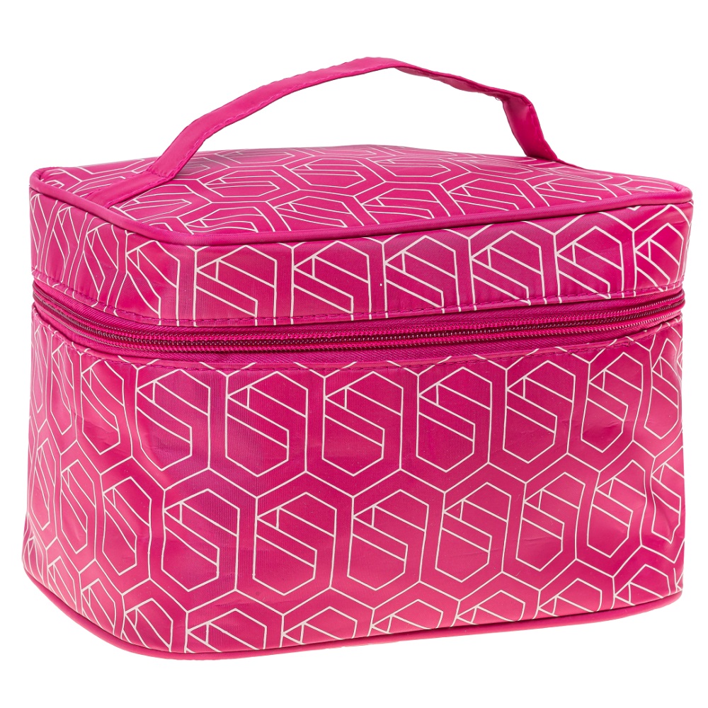 20394501694694387 Geometric kuferek prostokątny na suwak Magenta - obrazek 1