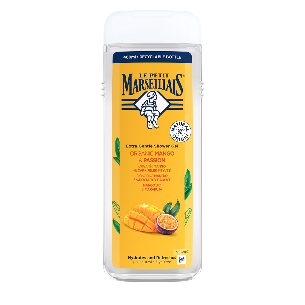 20406081679050146 Kremowy żel pod prysznic Mango Bio & Marakuja 400ml - obrazek 1