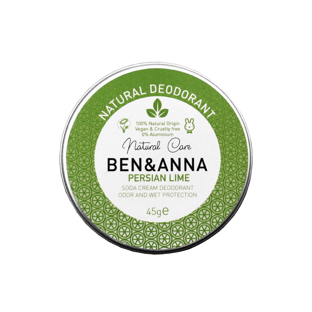 20564801594966396 Natural Deodorant naturalny dezodorant w kremie w aluminiowej puszce Persian Lime 45g - obrazek 1