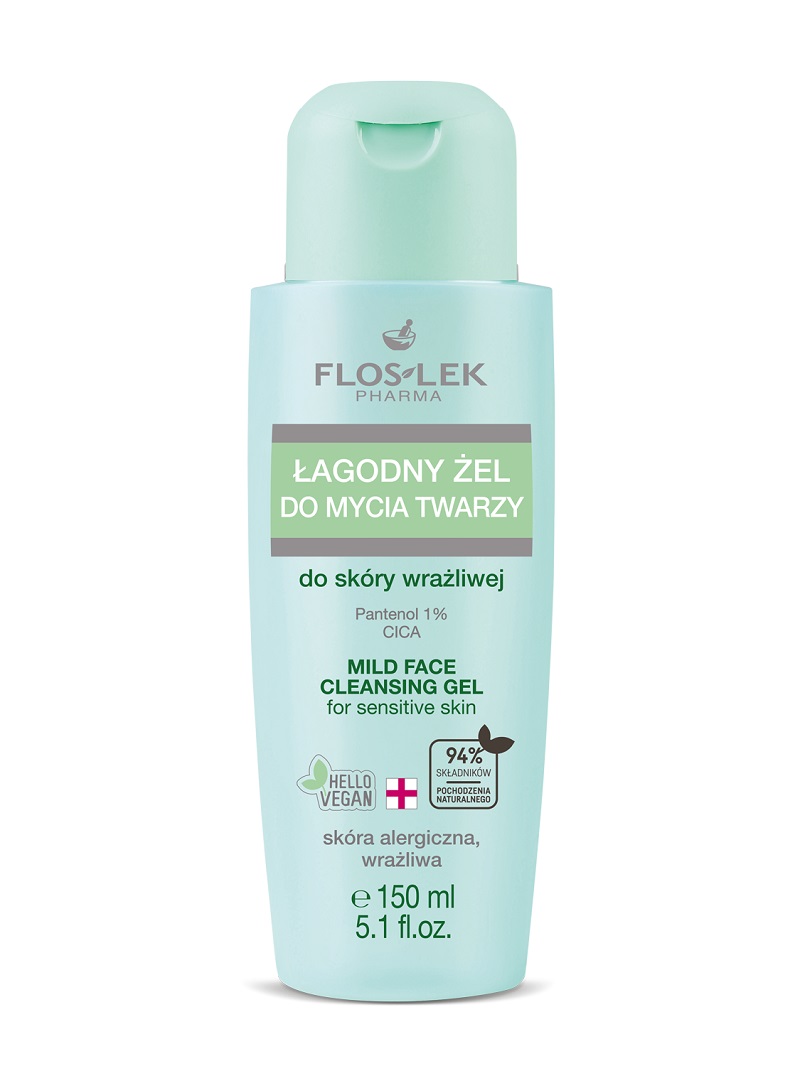 20581451622023765 Łagodny żel do mycia twarzy do skóry wrażliwej 150ml - obrazek 1