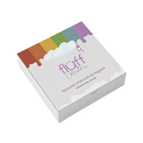 20596091667554282 Rainbow Bath Clouds tęczowe chmurki do kąpieli 2x150g - obrazek 1