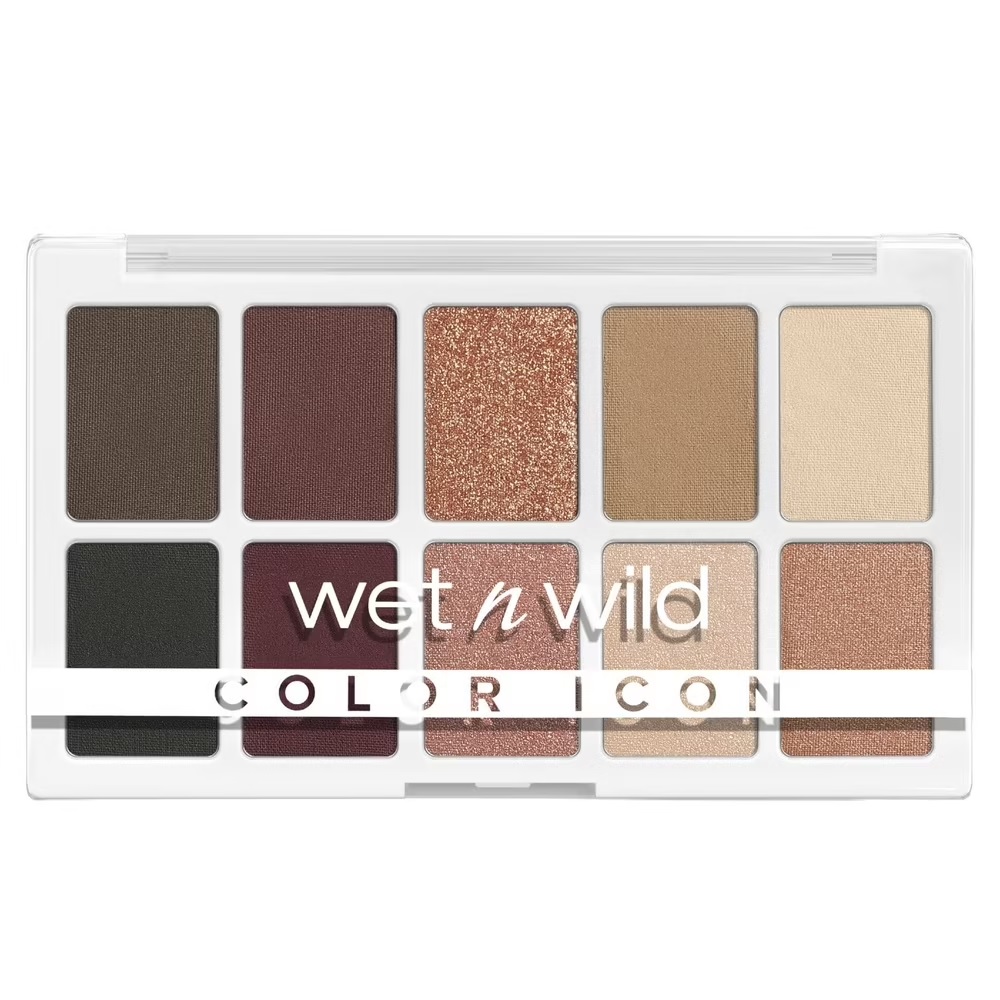 2071361715750826 Color Icon 10 Pan Palette paleta cieni do powiek Nude Awakening 12g - obrazek 1