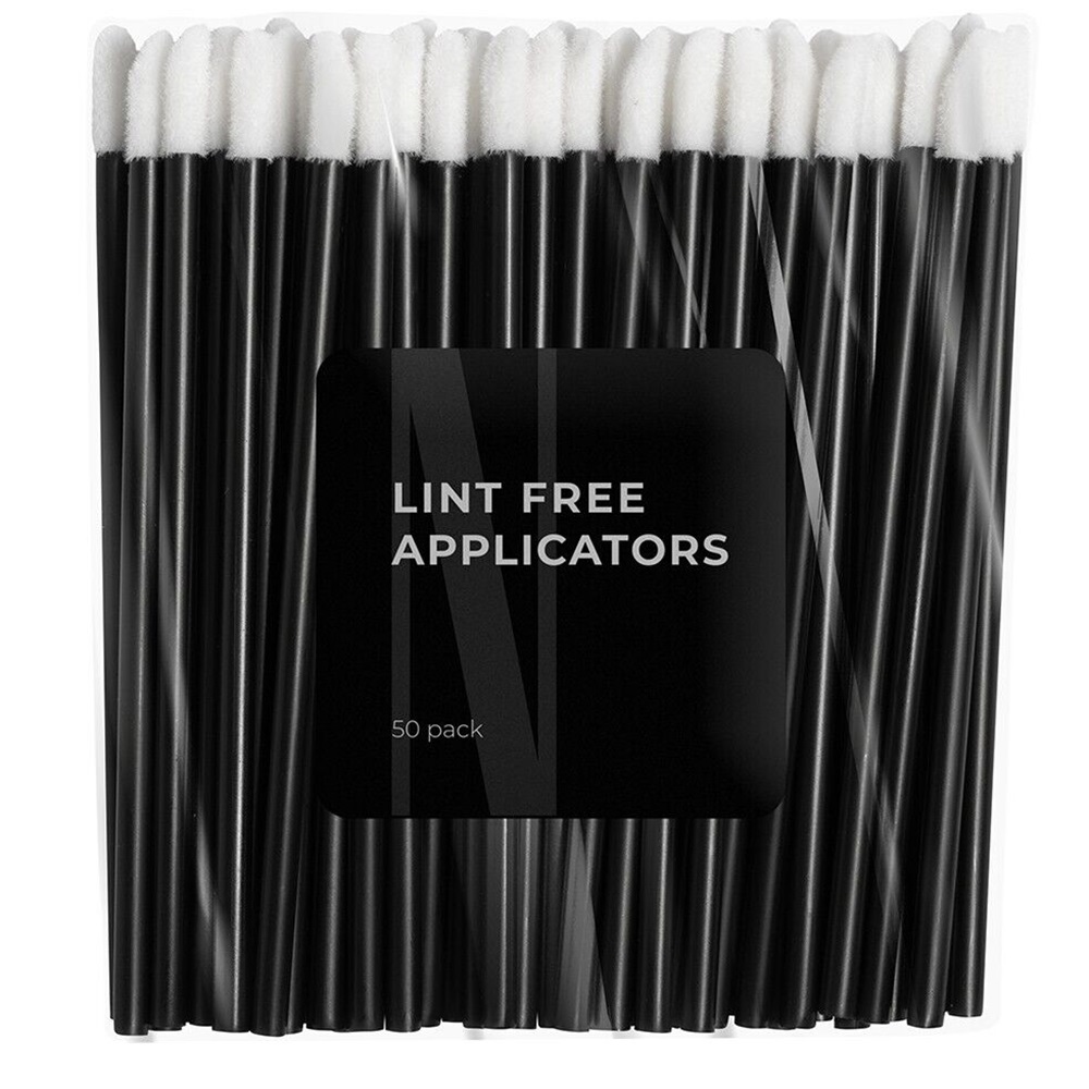 20785701715770609 Lint Free Applicators welurowe aplikatory do rzęs i brwi 50szt. - obrazek 1
