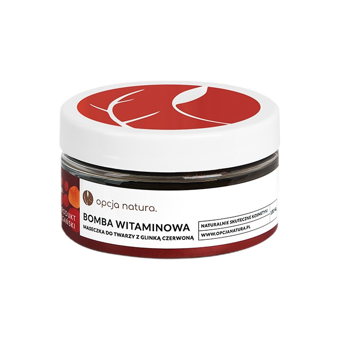 20792401750678526 Bomba Witaminowa maseczka do twarzy z glinką czerwoną 100ml - obrazek 1