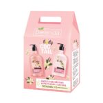 Coctail Rabarbar + Wanilia zestaw nawilżający balsam do ciała 400ml + relaksujący żel pod prysznic 400ml