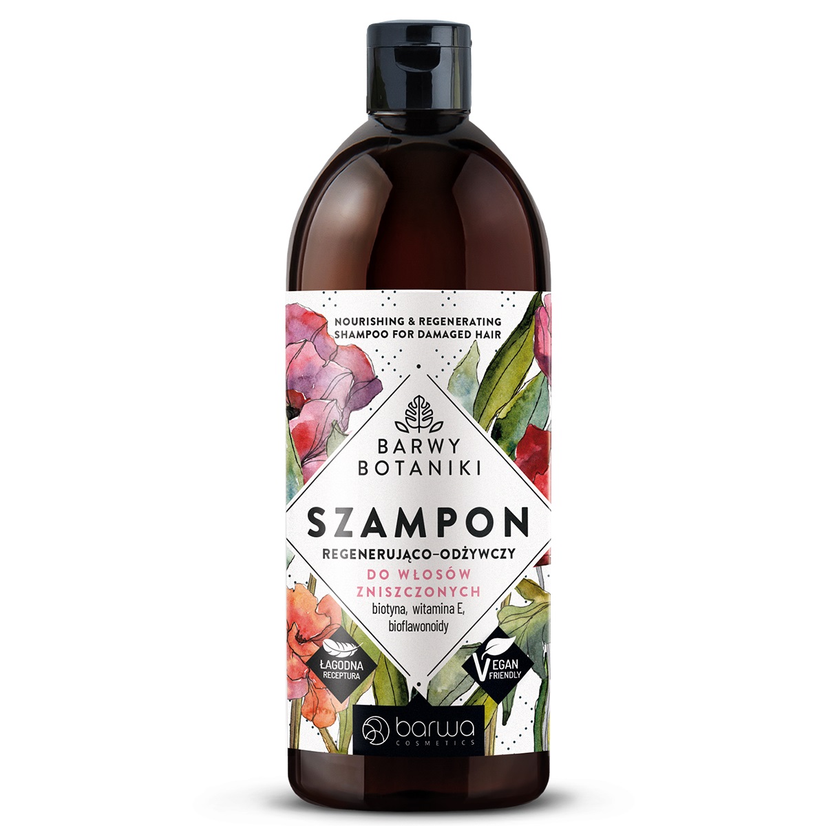 20940191678439643 Barwy Botaniki szampon regenerujący do włosów zniszczonych 480ml - obrazek 1