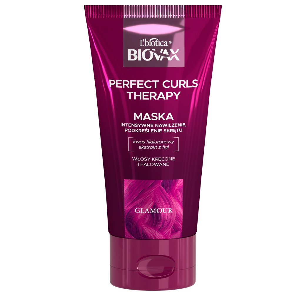 21023051697810752 Glamour Perfect Curls Therapy intensywnie nawilżająca maska do włosów kręconych i falowanych 150ml - obrazek 1